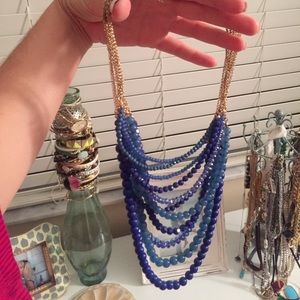 Blue necklace